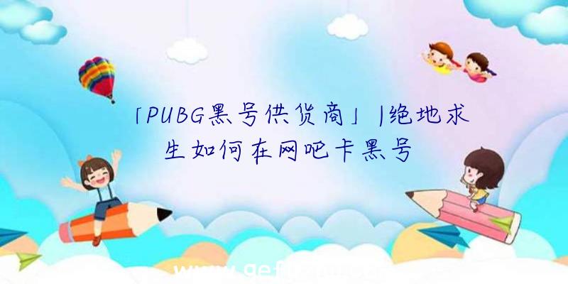 「PUBG黑号供货商」|绝地求生如何在网吧卡黑号